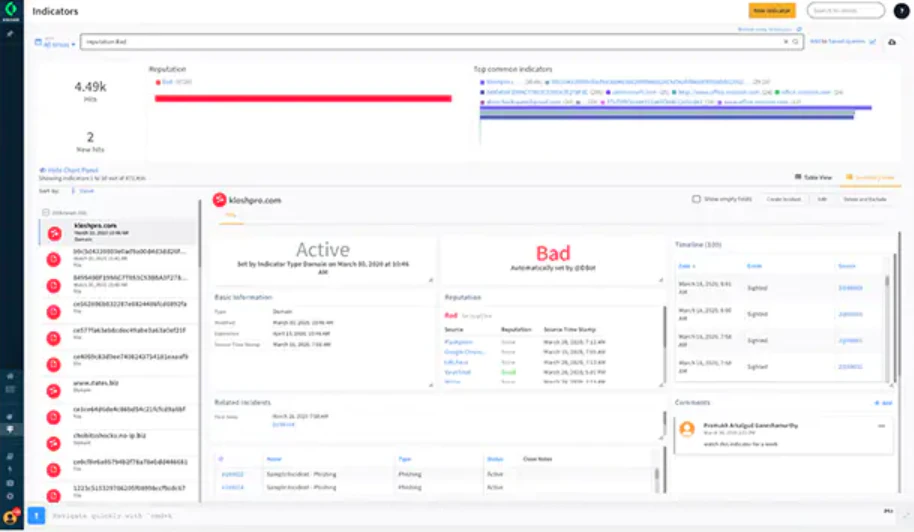 screenshot of Cortex XSOAR